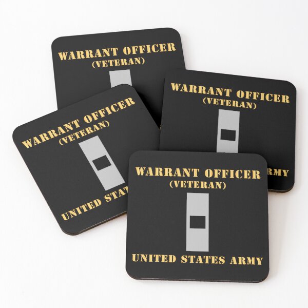Artikelvorschau, Armee - Warrant Officer - W01 - Veteran - Flach X 300 entworfen und verkauft von Military Insignia Products.