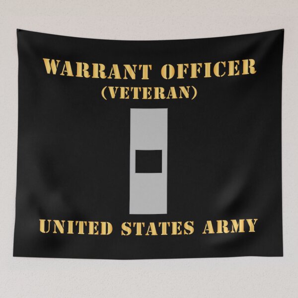 Artikelvorschau, Armee - Warrant Officer - W01 - Veteran - Flach X 300 entworfen und verkauft von Military Insignia Products.
