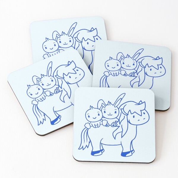 Item preview, 2 Rabbit Bird Horse Riding Rider Little Horse Team designed and sold by shirt-o-mat.