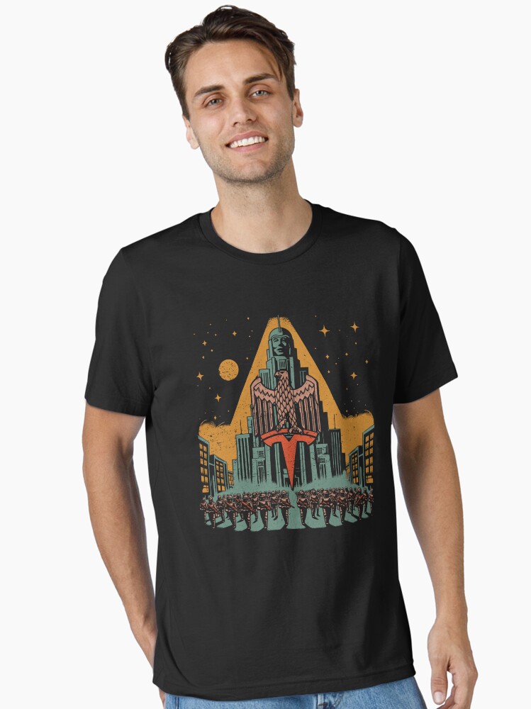 Thumbnail 1 of 7, Essential T-Shirt, Right is wrong designed and sold by v-nerd.