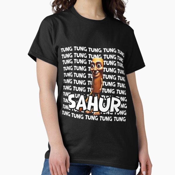 Vista previa del artículo con la obra «tung tung tung sahur», diseñado y vendido por Qusay-fanous.