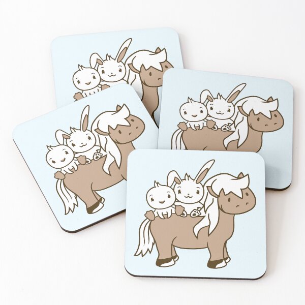 Item preview, 2 Rabbit Bird Horse Riding Rider Little Horse Team designed and sold by shirt-o-mat.
