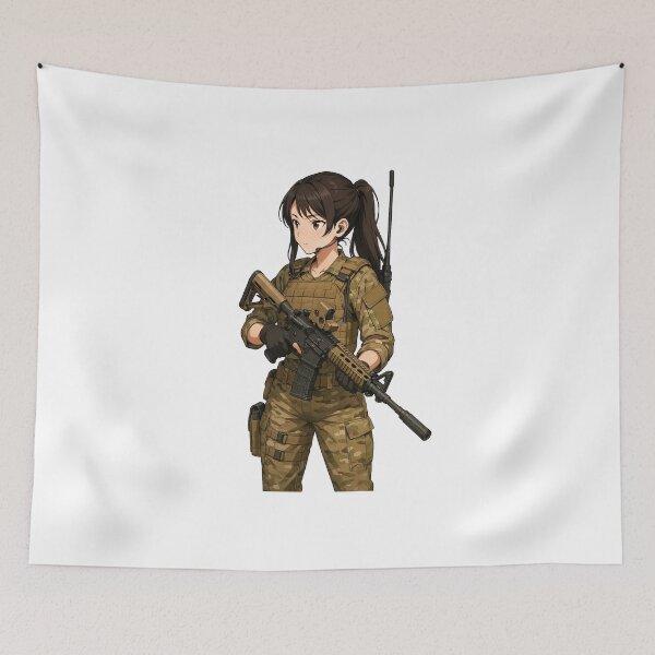 Item preview, Tactical Girl designed and sold by RAWLIFEGRAPHIC.