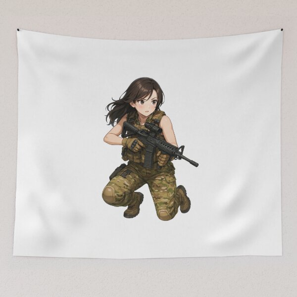 Item preview, Tactical Girl designed and sold by RAWLIFEGRAPHIC.