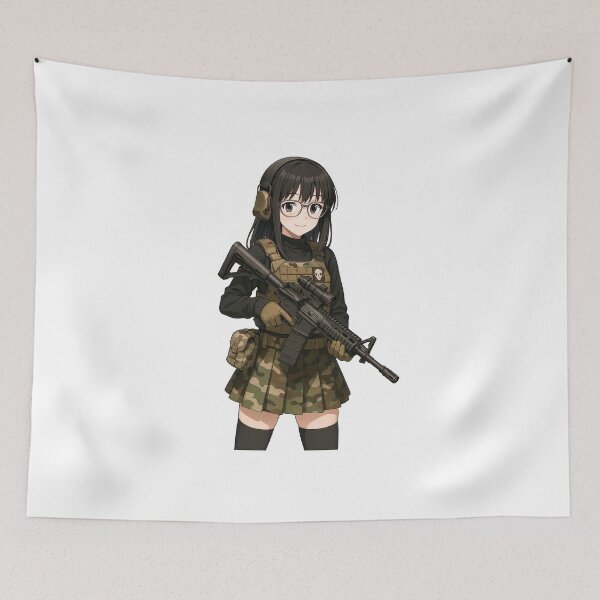 Item preview, Tactical Girl designed and sold by RAWLIFEGRAPHIC.