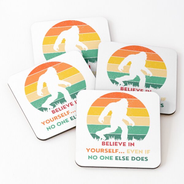 Item preview, Motivational bigfoot colorful vintage design designed and sold by Pictures-Words.
