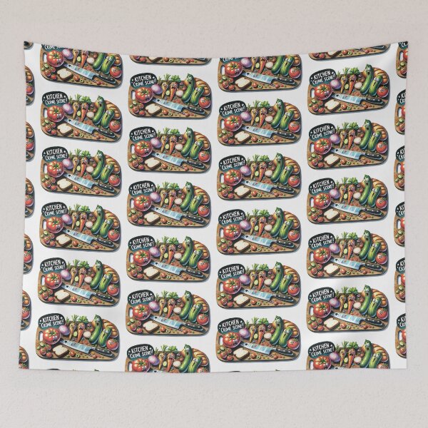 Item preview, Vegetables and fruits on a chopping board. designed and sold by MagelliShop.