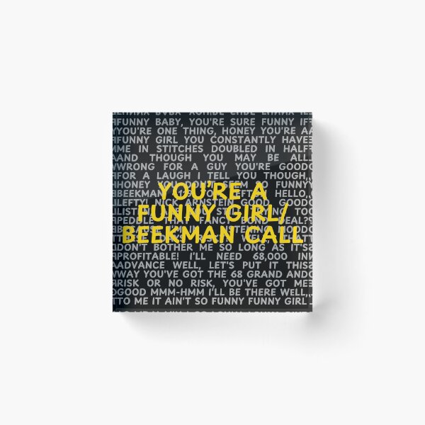 Item preview, Funny Girl lyrics designed and sold by broadwaygirl142.