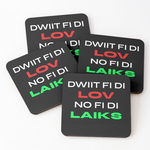 Item preview, Dwiit Fi Di Lov, No Fi Di Laiks, Jamaican Patois  designed and sold by Kolcha.