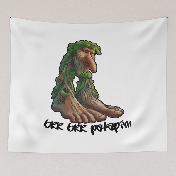 Item preview, Brr brr Patapim Italian Monkey Brainrot designed and sold by MonkiFlipp.