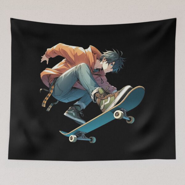 Item preview, Thrilling Skateboarding Stunt designed and sold by DixieGirlStudio.