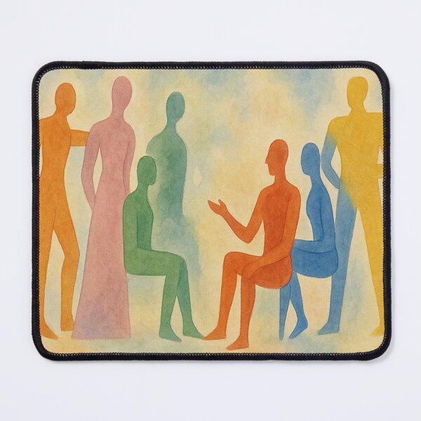 Item preview, Le Corbusier colourful gathering - Water Colour style designed and sold by SLGA-Designs.