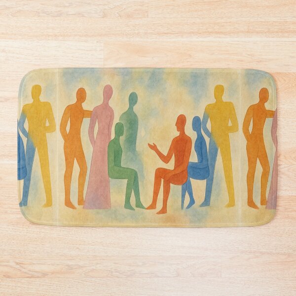 Item preview, Le Corbusier colourful gathering - Water Colour style designed and sold by SLGA-Designs.