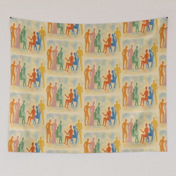 Item preview, Le Corbusier colourful gathering - Water Colour style designed and sold by SLGA-Designs.