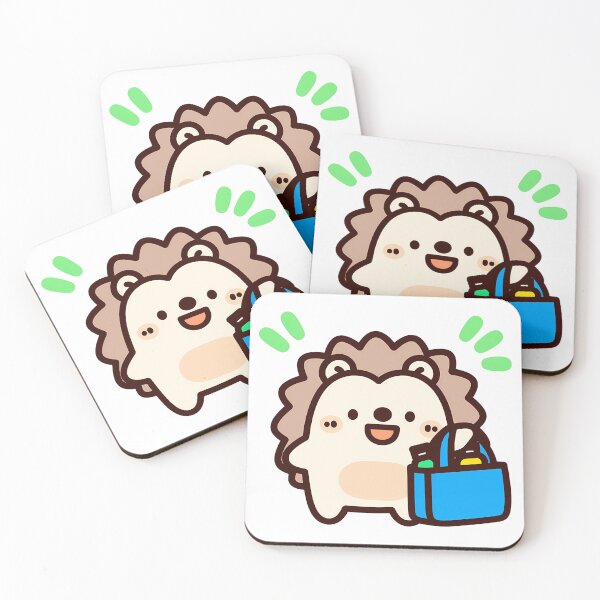 Item preview, A Cute Hedgehog Shopping designed and sold by Elinotes.