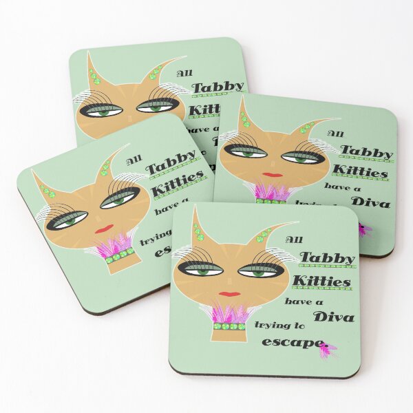Item preview, Tabbies Can be Divas Too designed and sold by WandaRichards.