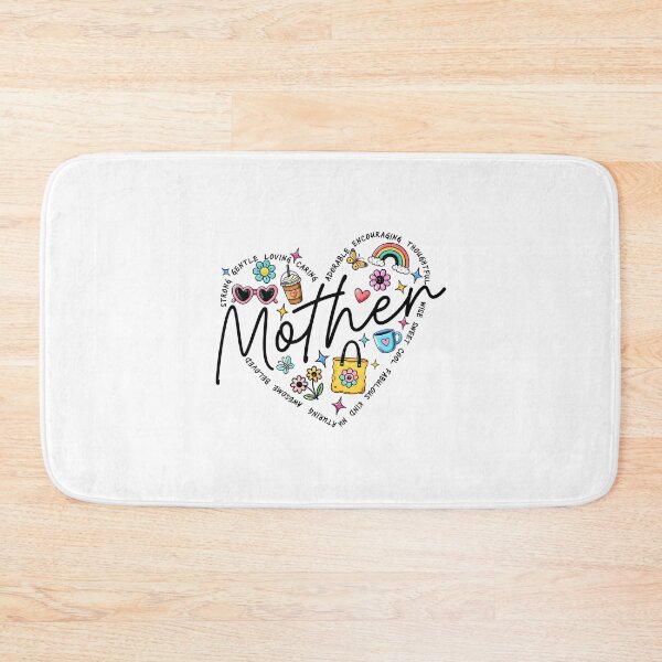 Item preview, Mama - Mother - Mom, Cute Aesthetic Vibes T-Shirt – Hippie Flowers, Rainbow & Coffee Design" designed and sold by KolbaVison.