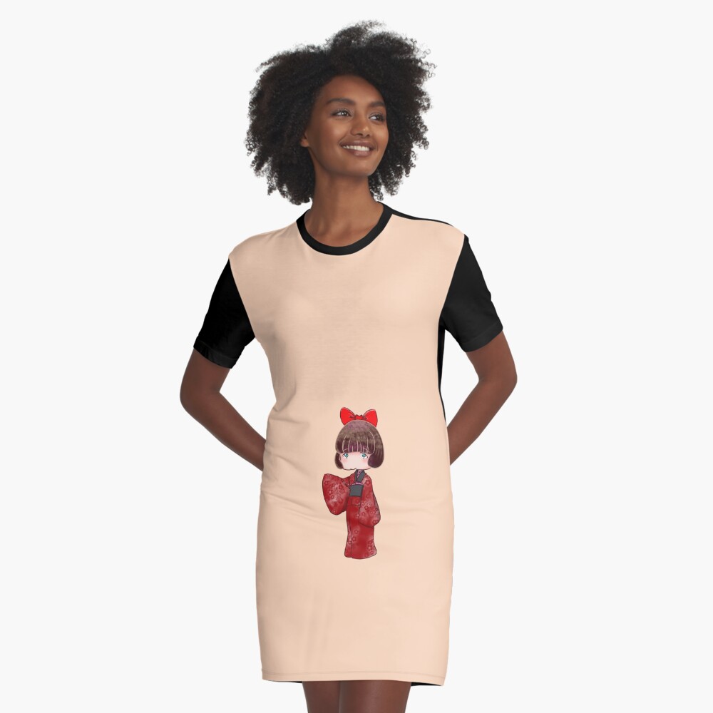Item preview, Graphic T-Shirt Dress designed and sold by Hawa777ARTS.