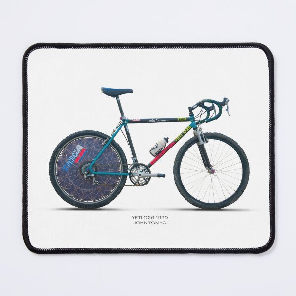 Item preview, Yeti C-26 John Tomac Poster | Vintage MTB Art | Retro Downhill Bike Print | Cycling Legend Wall Decor | 90s Racing Poster designed and sold by nahinuke.