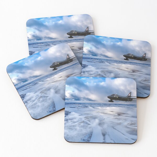 Item preview, Hawker Hunter T7 Flyover Snow designed and sold by Skyframe Aviation.