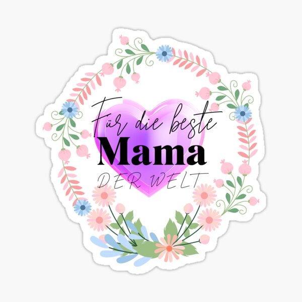 Item preview, For the best mom – heart & flower design designed and sold by Vibe & Vision Design.