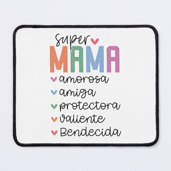 Item preview, Super Mama - Amorosa, Amiga, Protectora, Valiente, Bendecida designed and sold by KolbaVison.