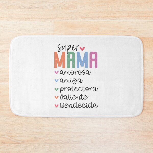 Item preview, Súper Mamá - Amorosa, Amiga, Protectora, Valiente, Bendecida designed and sold by KolbaVison.