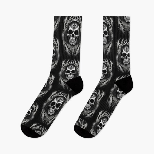 Item preview, Heavy Metal Skull Art designed and sold by TheDarkWardrobe.