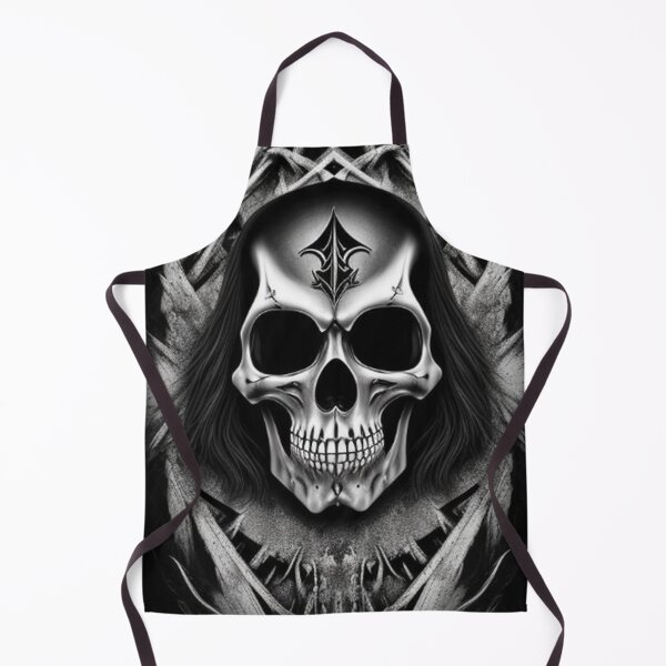 Item preview, Heavy Metal Skull Art designed and sold by TheDarkWardrobe.