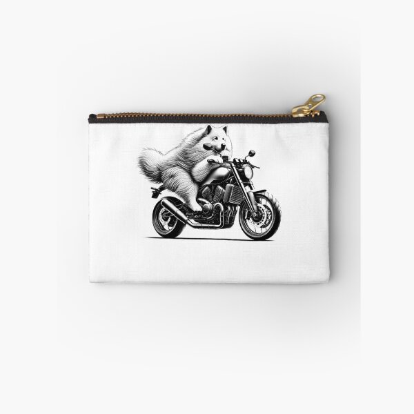 Item preview, Cool Maremma Sheepdog Riding a Motorcycle Biker Dog Lover designed and sold by Kimberley King Art  King Art.