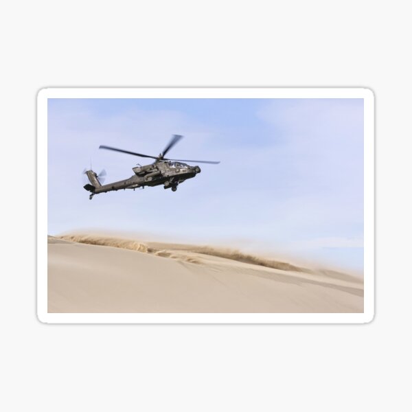 Vista previa del artículo con la obra «Operaciones en el desierto AH 64 Apache», diseñado y vendido por Start-Aviation.