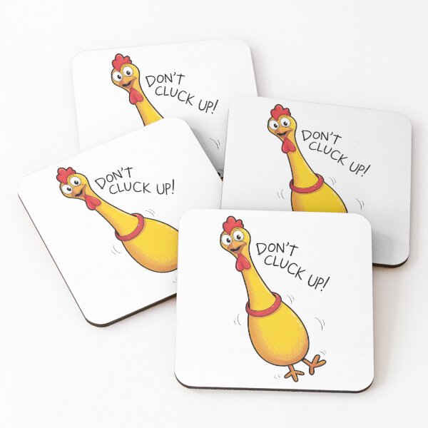 Item preview, Rubber Chicken Dont Cluck Up designed and sold by MonkiFlipp.