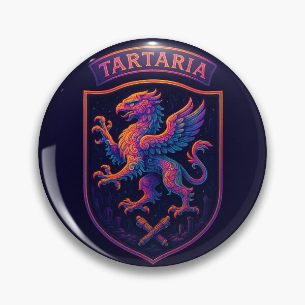 Item preview, Tartaria Griffin Crest – Psychedelic Tartarian Empire Symbol designed and sold by NatIntrovertSoc.