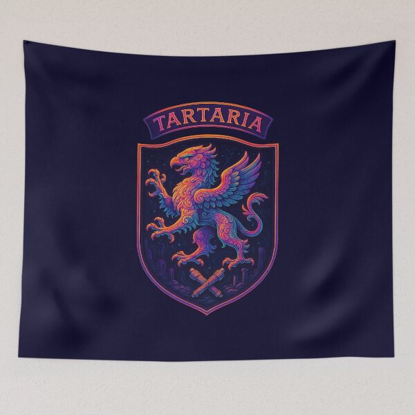 Item preview, Tartaria Griffin Crest – Psychedelic Tartarian Empire Symbol designed and sold by NatIntrovertSoc.