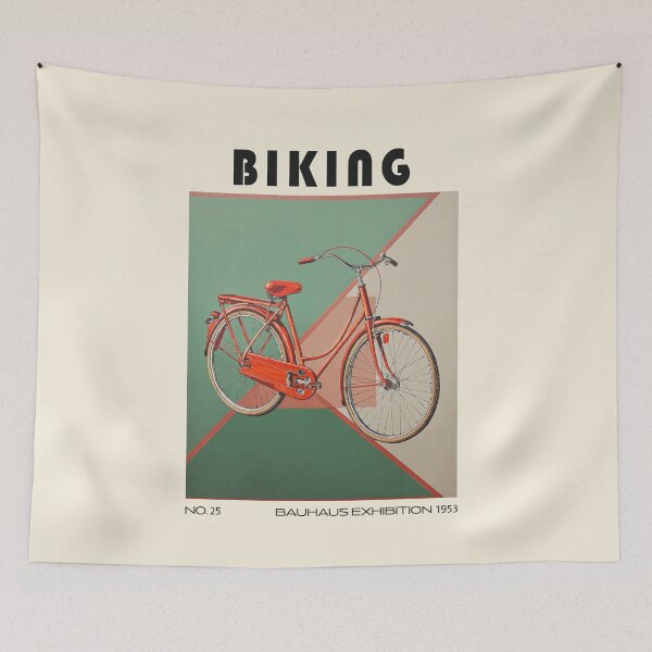 Item preview, Retro Bicycle Bauhaus Mid Century designed and sold by MidCenturyStore.