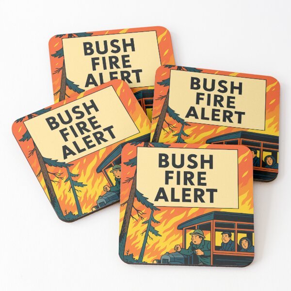 Item preview, Bush Fire Bus designed and sold by Living In An Earlier Age.