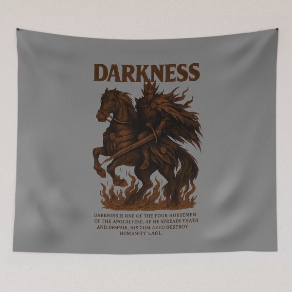 Item preview, Dark Horse Rider – Apocalyptic Warrior Art designed and sold by Ironzoulz.