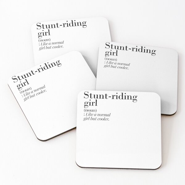Item preview, Stunt-riding Girl Definition - Funny Stunt-riding Lover designed and sold by Watsonarts.