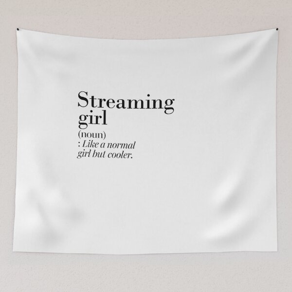 Item preview, Streaming Girl Definition - Funny Streaming Lover designed and sold by Watsonarts.