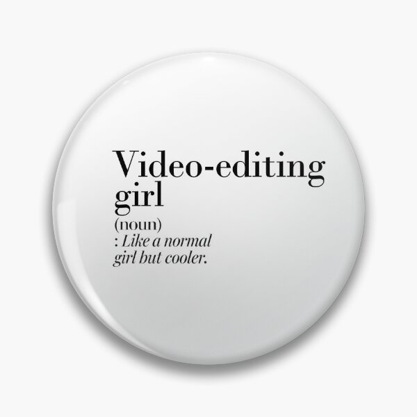 Item preview, Video-editing Girl Definition - Funny Video-editing Lover designed and sold by Watsonarts.