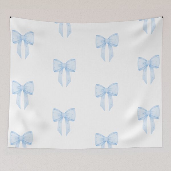 Item preview, Blue Bow Coquette designed and sold by Desert Manna Designs.
