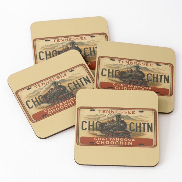 Item preview, Chattanooga Choo-Choo: American Roadtrip License Plate designed and sold by Globalcitytees.