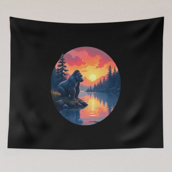 Item preview, Gorilla Sunset designed and sold by VSVT.