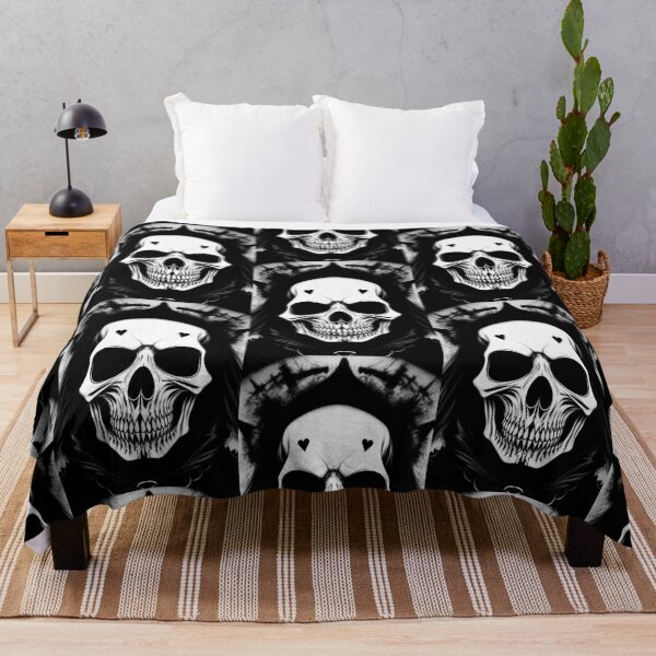 Item preview, Heavy Metal Skull Art designed and sold by TheDarkWardrobe.