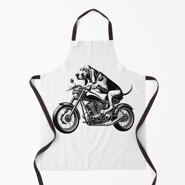 Item preview, Cool Redbone Coonhound Riding a Motorcycle Biker Dog Lover designed and sold by Kimberley King Art King Art.