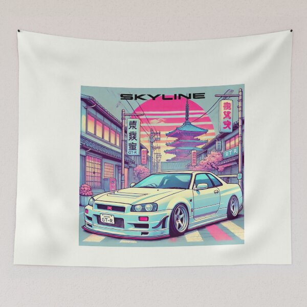 Item preview, R34 Skyline GT-R Tokyo Sunset  designed and sold by TheArtOfCar.