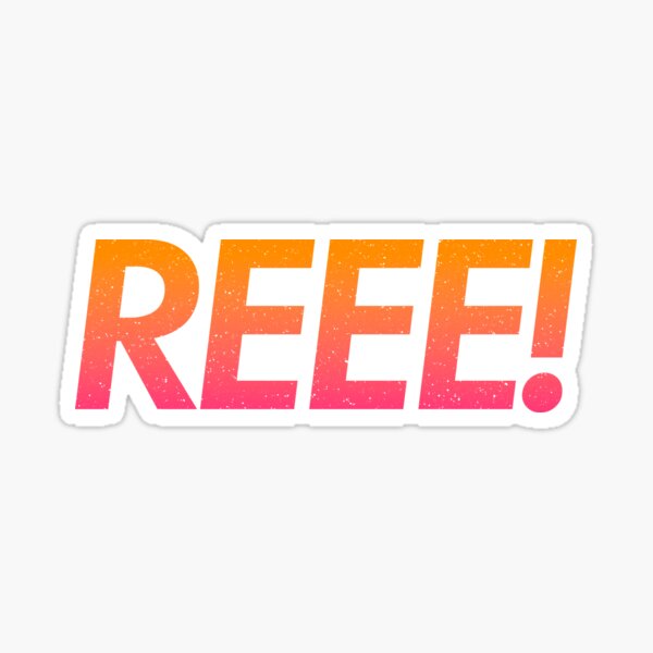 Artikel-Vorschau von REEE! in Orangerot, designt und verkauft von luv-fi.