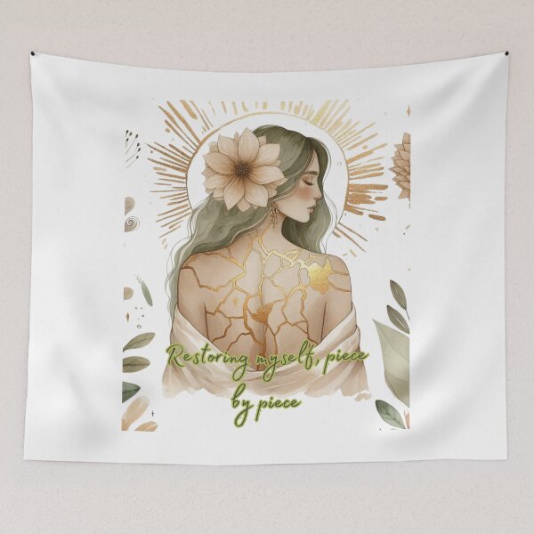 Item preview, Restoring Myself – Kintsugi Art of Emotional Healing designed and sold by JenniferCreaArte .