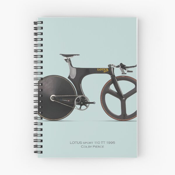 Item preview, Lotus 110 TT Time Trial Bike Poster | Retro Aero Cycling Wall Art | Futuristic Bicycle Decor | Track Racing Print | Cyclist Gift Idea designed and sold by nahinuke.