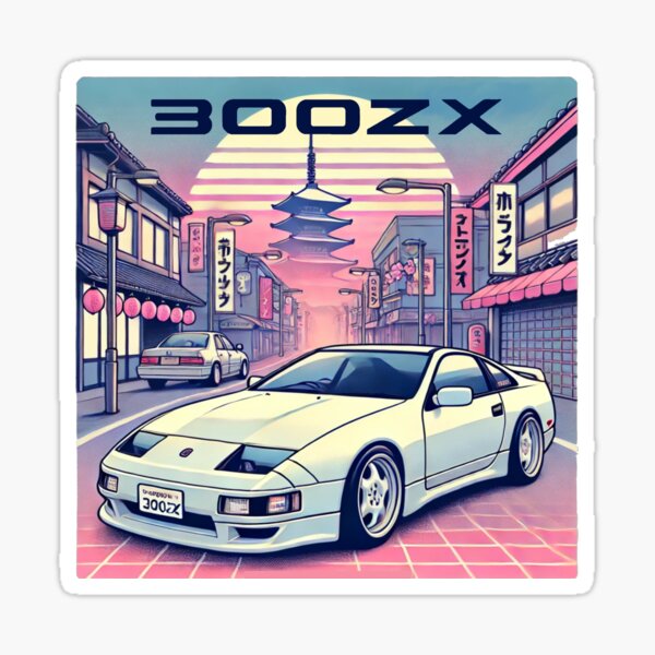 Item preview, Tokyo Sunset 300zx  designed and sold by TheArtOfCar.